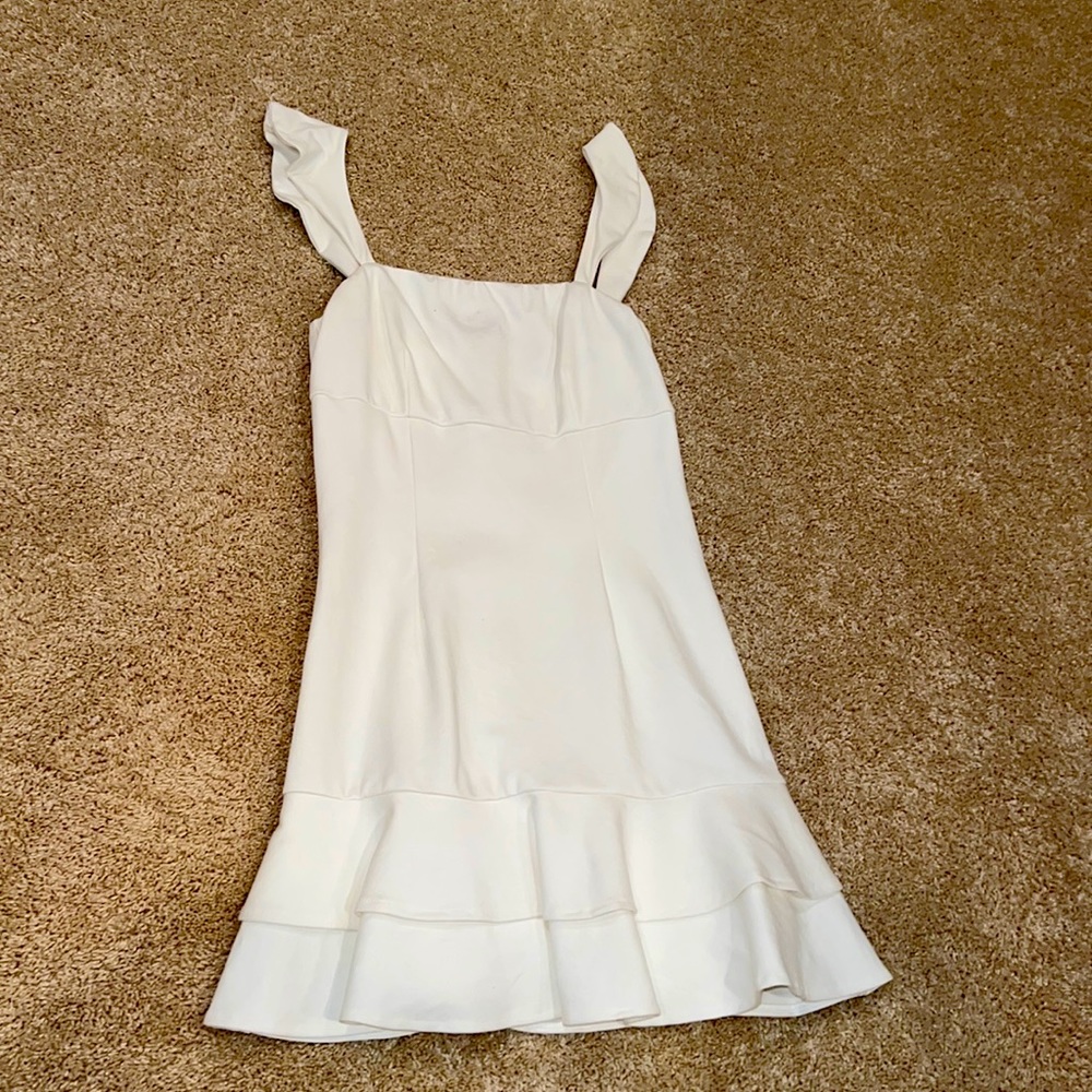 Lulu white homecoming dress